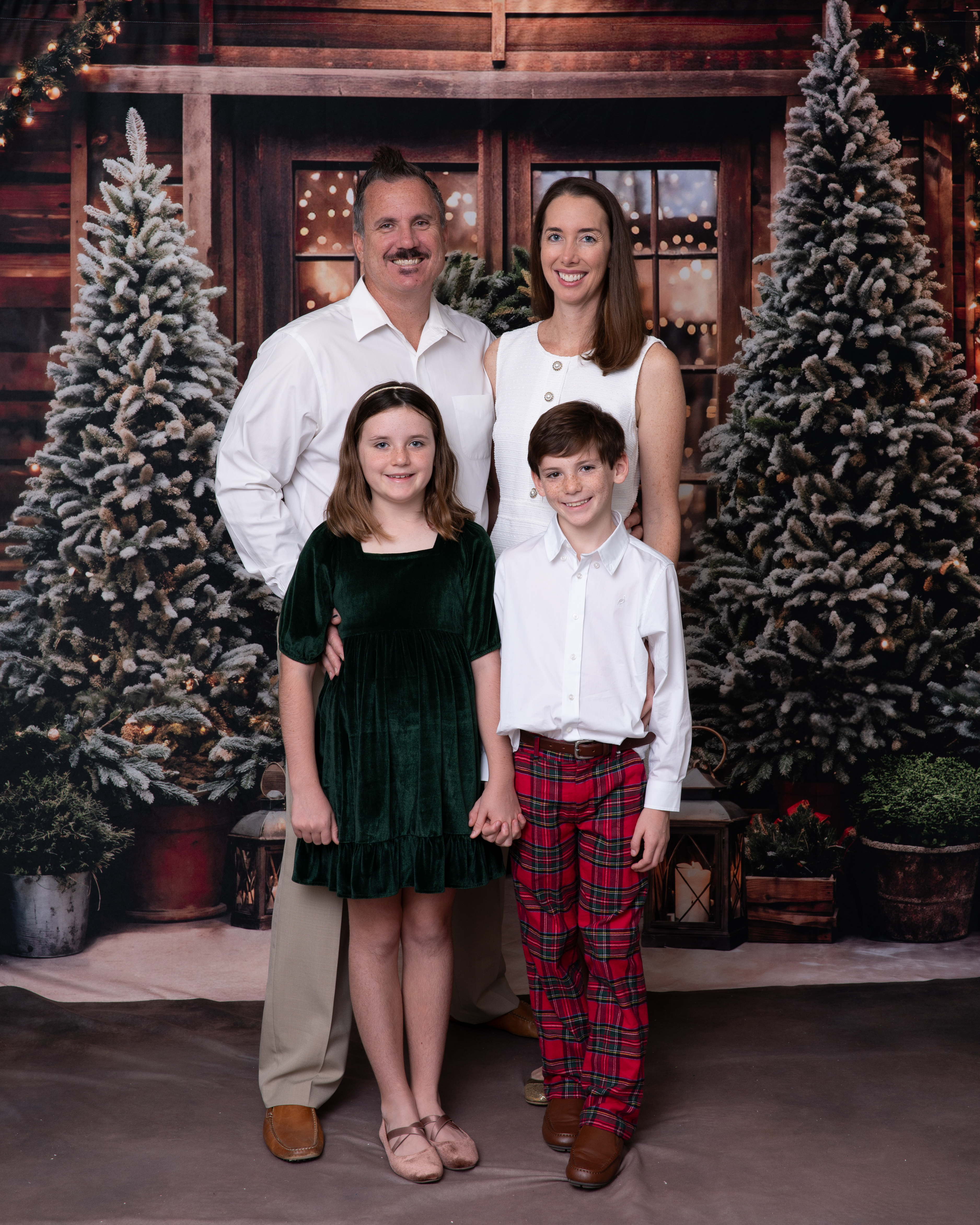 Weston family portrait on the beach