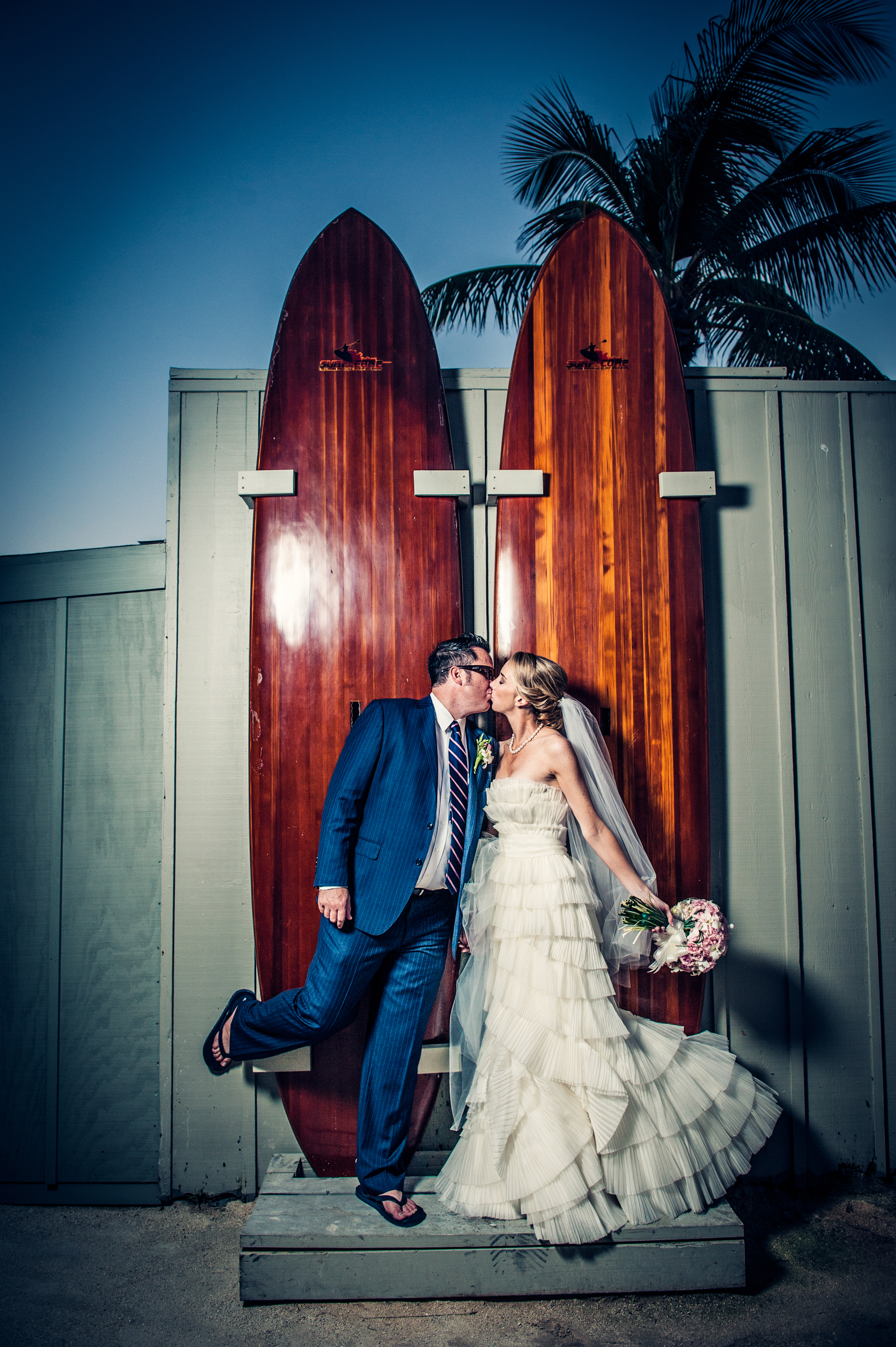 Dr. Leanne and David Weston on their wedding day